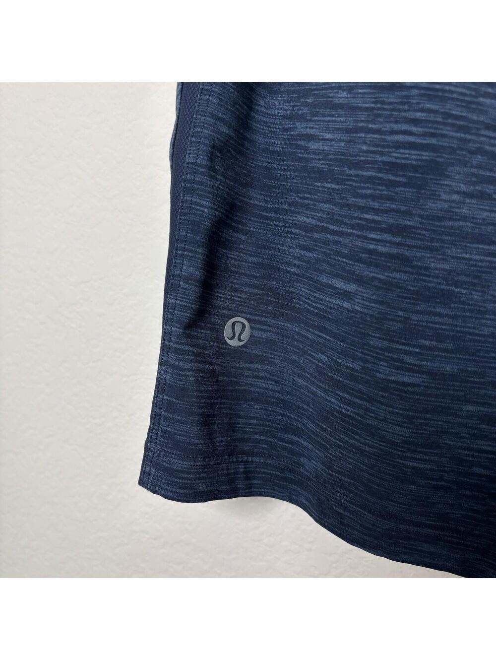 Lululemon Men's Pace Breaker Size Large Shorts Linerless 9" Heathered Blue EUC - Picture 3 of 6